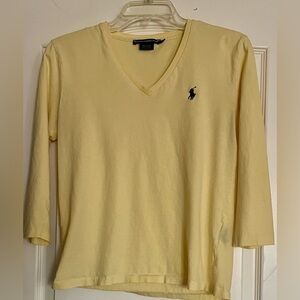 RALPH LAUREN SPORT
SIZE MEDIUM
V NECK
100%COTTON